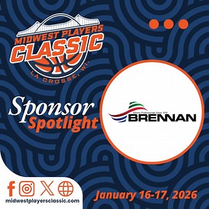 We are thrilled to welcome back J.F. Brennan Company as a partner for the 2026 MPC. Their partnership enables nearly 400 players, 150 coaches, 60 managers and more than 3500 spectators gather in downtown La Crosse for two days filled with elite level basketball and non-stop fun. January 16th & 17th at the La Crosse Center www.midwestplayersclassic.com | Midwest Players Classic