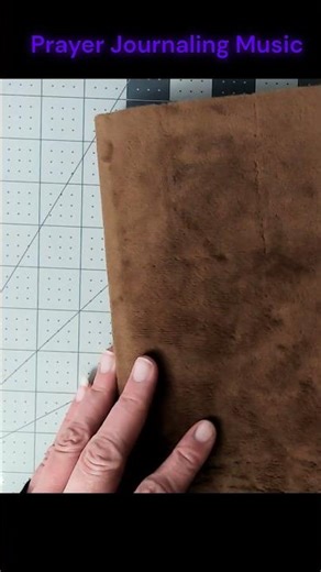one of three prayer journals. created from file folder and fabric