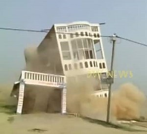 WATCH: Shocking building collapse caught on camera