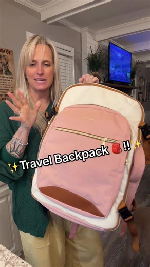 This carry-on travel backpack comes with packing cubes and has so much space — perfect for weekend trips and flights ✈️ #TikTokShopCreatorPicks #TravelBackpack #CarryOnBag #PackingCubes #TravelMustHave