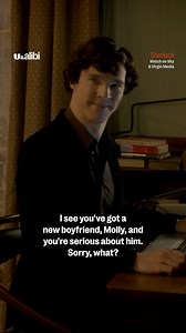 Give Sherlock a Christmas present at your peril! Watch Sherlock on Sky and Virgin Media. | U&Alibi