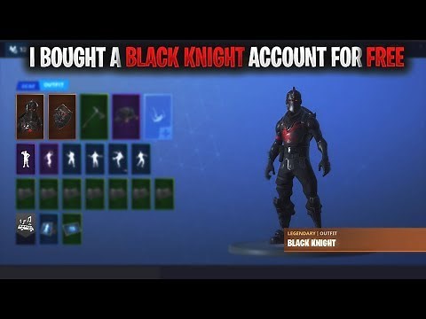 Getting A Stacked *RARE* Black Knight Account For Free...