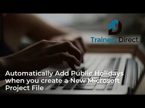 MS Project Holiday Import