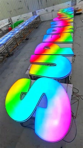 It's amazing. This is the LED sign made in China.#ledsign#businesssign#Customledsign#Premiumbusiness