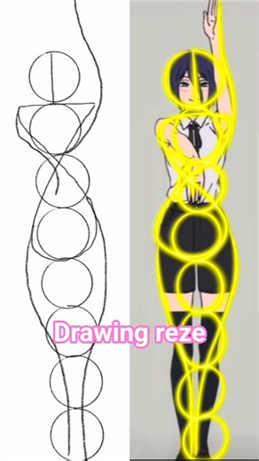 drawing body reze dance chainsaw man