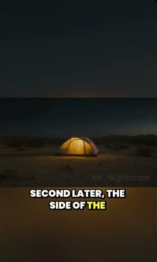 Someone set our tent on fire. #shorts