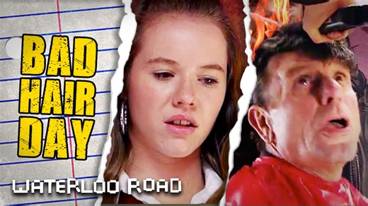 37K views · 512 reactions | Grantly Budgen's day descends into farce as his hairpiece has the worst day possible! | Waterloo Road | Facebook