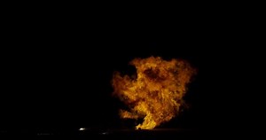 Download High Quality Fire Explosion with Thick Smoke, Chroma Key Ready for free
