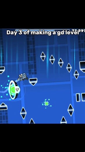 Day 3 of making a gd layout! #gd #geometrydash #gdlayout