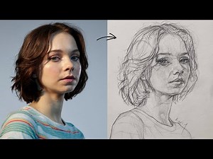 Mastering Facial Drawing with the LOOMIS METHOD in Just 8 Minutes!!