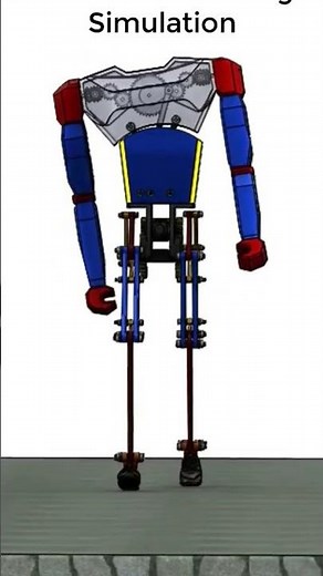 Humanoid Walking Mechanism Simulation