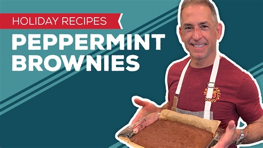 Bobby's makin' a Peppermint Brownies recipe that is festive, Christmassy, and, yes, incredibly decadent! Get it here, my friends: https://www.pauladeen.com/recipe/peppermint-brownies/ | Paula Deen