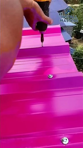 Fixing UPVC Roof Cladding with Screws