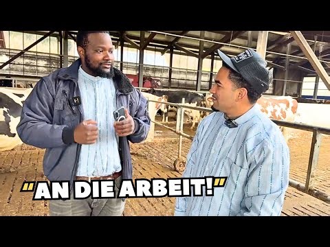First time on a Swiss farm! 😱🇨🇭 with comedian Valerie