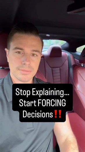 Explaining feels smart. Decisions feel uncomfortable. Most reps talk people out of action by making waiting feel safe. Your job isn’t to educate. It’s to make inaction expensive. Stop explaining. Start asking the question that forces a choice. That’s how real decisions get made. | Charles Della Sala