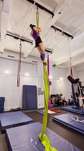 1.1K views · 13 reactions | A few moves from the last open workout. I hadn’t practiced much lately so it felt good to be back. #aerial #silk #open #workout #fun #practice #work #inprogress #always #aerialist #nyc | Stephanie Lorant | Facebook