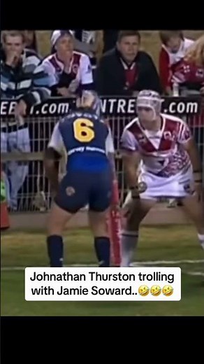 Johnathan Thurston trolling with Jamie Soward..🤣🤣🤣 #johnathanthurston #nrl #australia #funny #comedy
