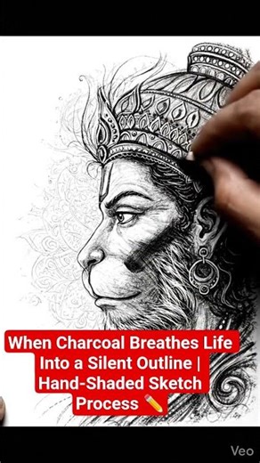 Just patience, charcoal, and a steady hand.#drawing #shorts #viral