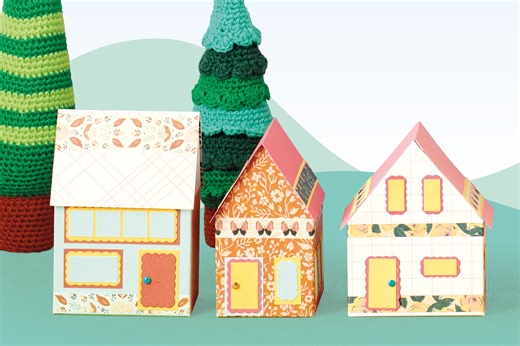 DIY Paper Houses PaperCrafter project