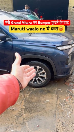 Grand Vitara Bumper broken story this is what Maruti did #grandvitara #nexa #carshorts