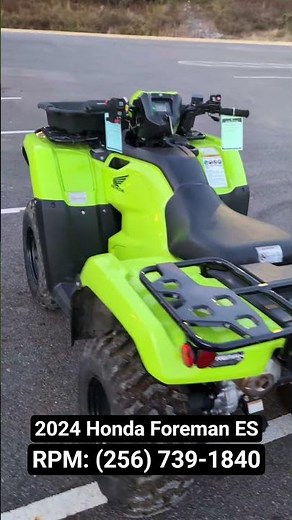 New 2024 Honda Foreman ES EPS 4x4