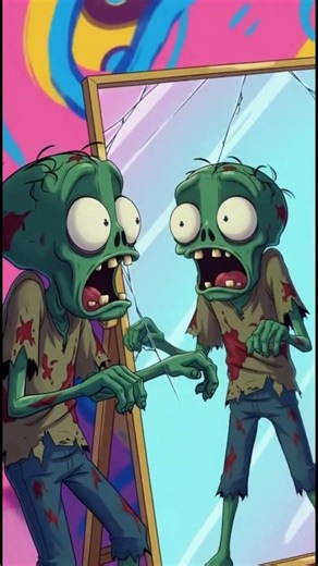 zombie funny moments 😂👋 #cartooncomedy #horror