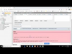 INSERT INTO TABLE VALUES | PHPMYADMIN TUTORIAL