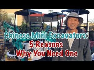 Chinese Mini Excavators: 5 Reasons you need an 1-ton excavator from China, things you’ll appreciate