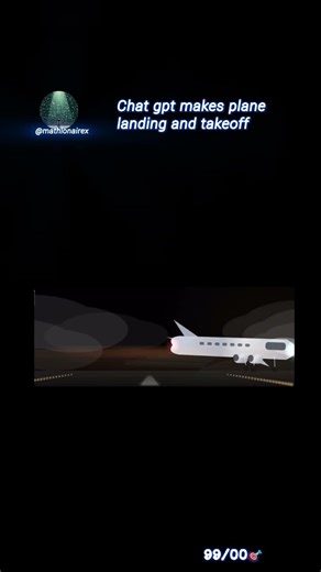 Simple plane animation made from only html code #physics #animationvideo #planelanding