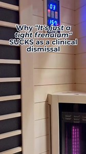 Here’s the problem with that phrase👇 “It’s just a tight frenulum.” That’s what the parent was told—again. By their third provider. They were confused. Frustrated. Starting to wonder if they were just being dramatic. But the signs were there. Feeding was a battle. The baby was exhausted at every feed, and so were they. And yet, another clinician shrugged it off. Here’s the problem with that phrase: When we say “it’s just a tight frenulum,” we’re brushing off a structure that can massively impact