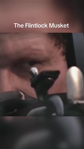 The flintlock musket was the dominant infantry firearm from the late 1600s to the early 1800s. It fired by striking a piece of flint against steel, creating sparks that ignited gunpowder in an external flash pan, which then set off the main charge inside the barrel. Flintlocks were more reliable and quicker to use than earlier matchlock muskets because they did not require a burning match cord. This made them safer, easier to carry, and better suited for large standing armies. Like other muskets