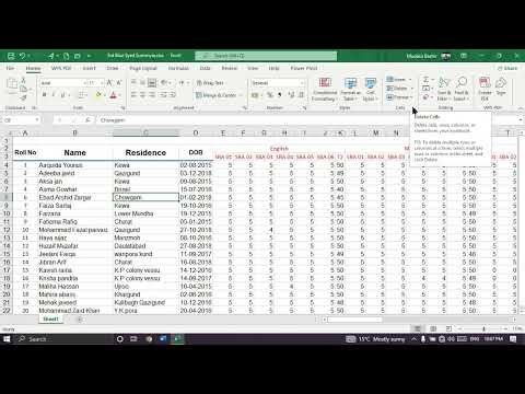 How to Use “Delete Options” in Excel/#V23