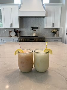 850K views · 15K reactions | The perfect summer time drink - creamy shaken lemonades ☀️ #creamylemonade #shakenlemonade #lemonade #drinks #drinkrecipes #drinkideas #asmr #recipe #recipeoftheday #summervibes #summerdrinks #reels #fyp #satisfying #aesthetic #lemonaderecipe #nataliespartner | Mikayla McNeany | Facebook
