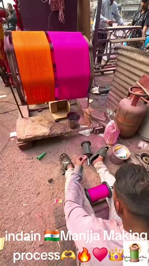 Indian Manjja Making Process: A Mini Vlog