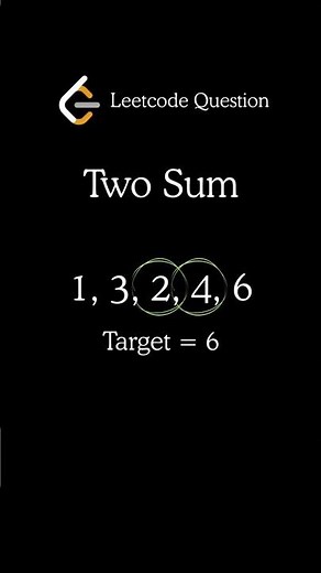 Two Sum: The FAST O(n) Solution #leetcode #programming #hashmap #coding #twosum