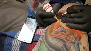 Tattooer Work Studio Stock Footage Video (100% Royalty-free) 1010001371 | Shutterstock