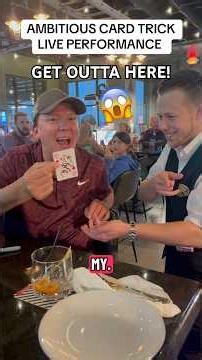 Ambitious Card Trick Performance Shocks Everyone #tricks #reaction #cards #magician #event