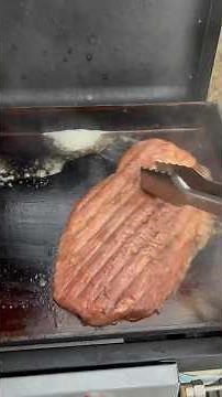 Flank Steak on the Traeger Pellet Grill #traegernation #weekendvibes #bbq