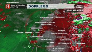 We're covering damage left behind by this morning's severe storms, and what could have been a tornado (or two?). Here's our new #Doppler9HD radar velocity scan showing some possible rotation near the Central Florida Zoo & Botanical Gardens. No 'slam dunk' or anything, but certainly some rotation and gusty winds all jumbled together. I'll cover this and the Lake county possible tornado live on WFTV Channel 9 | Tom Terry, WFTV