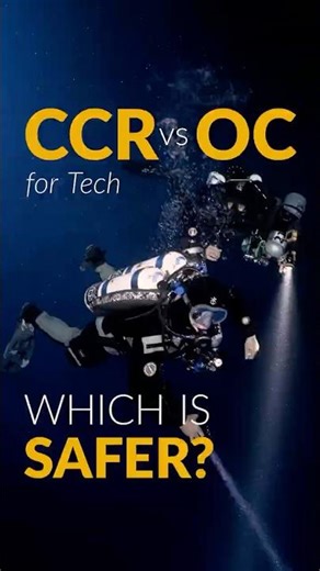 Is Open Circuit tech diving safer than CCR?