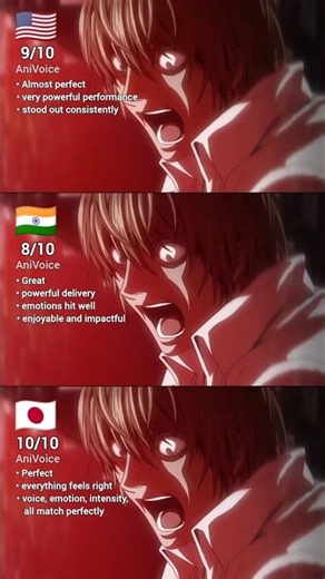 Light's Greatest Lie. | Death Note #shorts #anime #voiceratings #multilingualanime #AniVoice