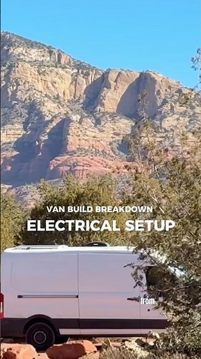 SIMPLE VAN BUILD ELECTRICAL SYSTEM ⚡️🚐 #vanbuild #solar #offgridliving #tinyhome #diy