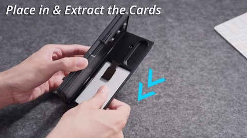 TONGATE Wallet for Z Fold 7 Case with Privacy Screen Protector, [4-Card Holder][Anti Spy] Built-in Large Stand & Slide Camera Cover Z7 Shockproof Phone Case for Samsung Galaxy Z Fold 7 2025 8", Black