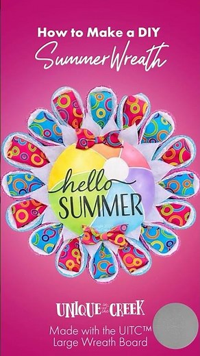 Perfect DIY Wreath for Summer!