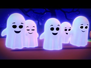 Five Little Ghost, Spooky Nursery Rhyme and Kids Song