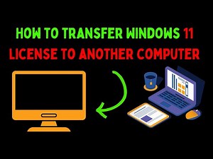 How to Transfer Windows 11 License to Another Computer