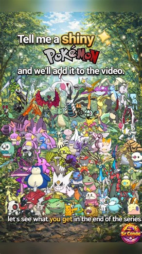 Comment a Shiny Pokémon and I’ll Add It to the Series! ✨👀 #pokemon #shortsviral