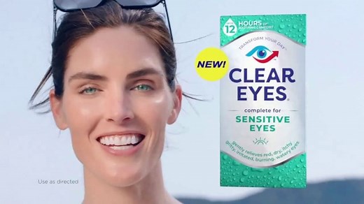 Clear Eyes TV Spot, 'Sensitive Eyes?' Featuring Hilary Rhoda