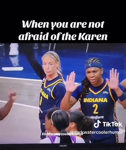 Sophie Cunningham pointing the finger #work #karen #sophiecunningham #wnba #coworkers