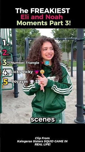 Eli and Noah FREAKY MOMENTS Part 3! 🥴👀 #kalogerasisters #kalogeras #elianakalogeras #noahrisling
